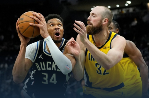 雄鹿大胜步行者，字母哥31+14+8，内史密斯32分2板|吉安尼斯·安特托孔波|扬尼斯-阿德托昆博|印第安纳步行者队|密尔沃基雄鹿队|阿隆·内史密斯_新浪体育_新浪新闻